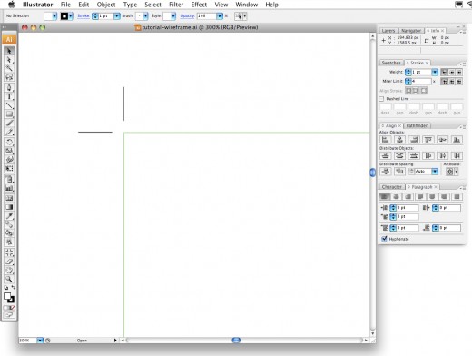 Creating a Website Wireframe in Illustrator