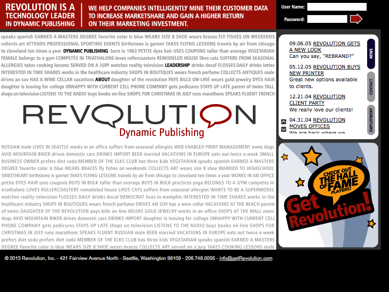 Revolution Dynamic Publishing