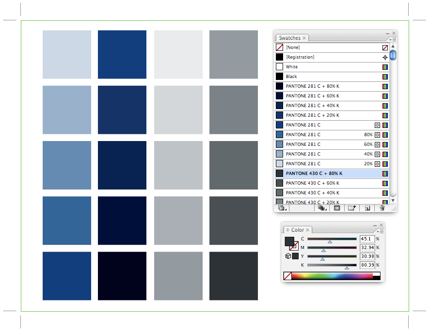 Creating Tints Shades In Illustrator WEB200 Students Of Premium 